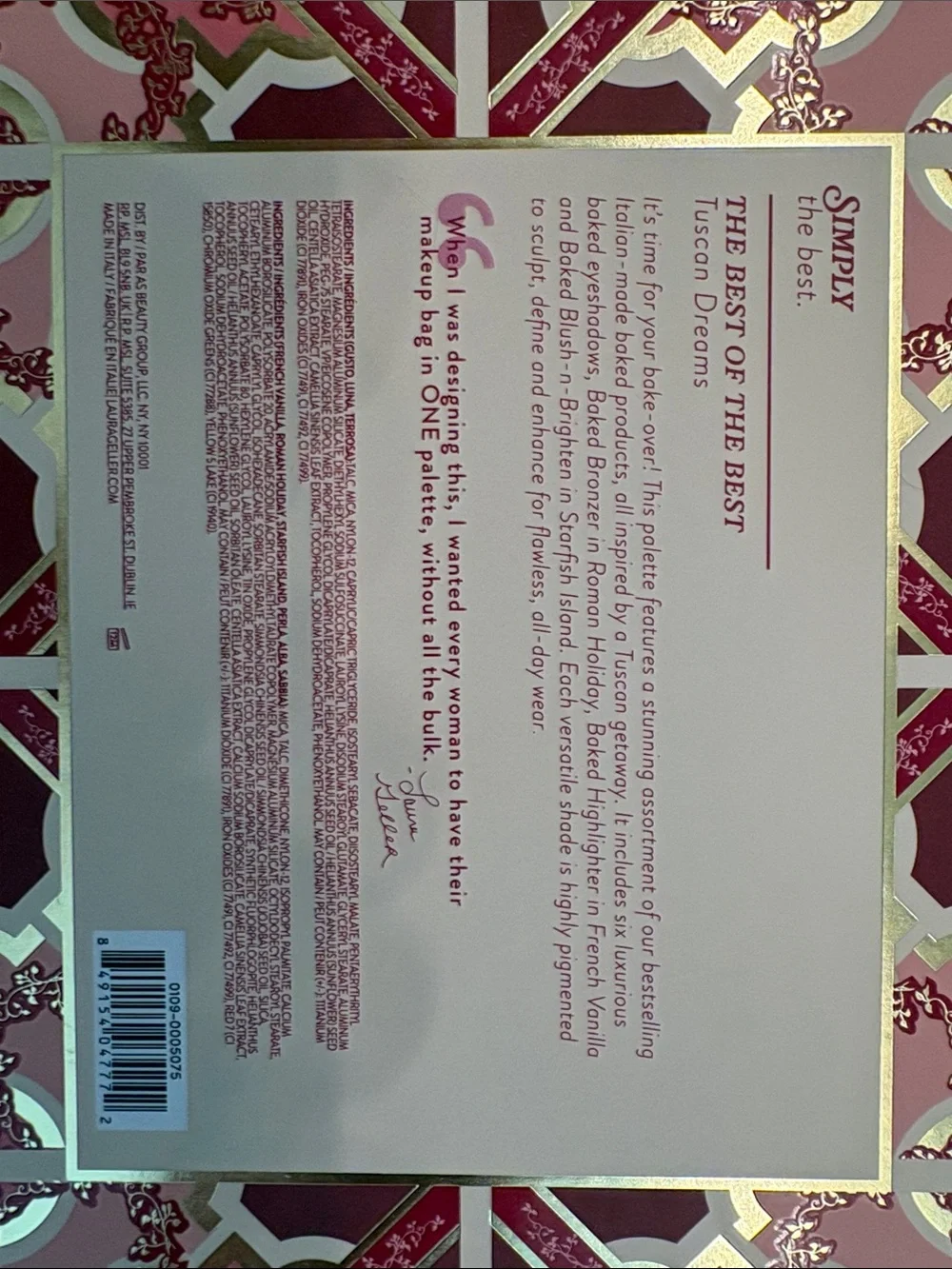 Laura Gellar Makeup Set